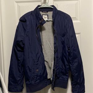 Navy blue Gap windbreaker — medium size